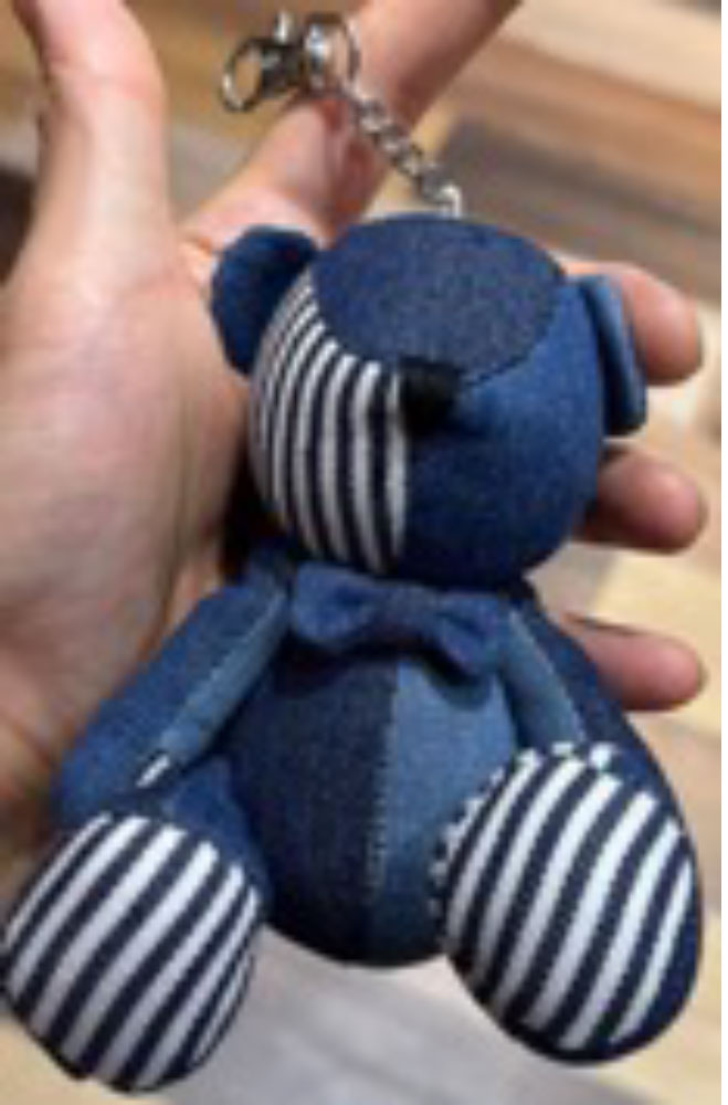 Upcycling Bear Keychain